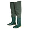 BOTA PESCADOR COM PERNEIRA PVC VERDE