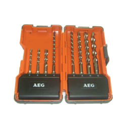 AEG 8 Single Power Set SDS-Plus Drill Bits