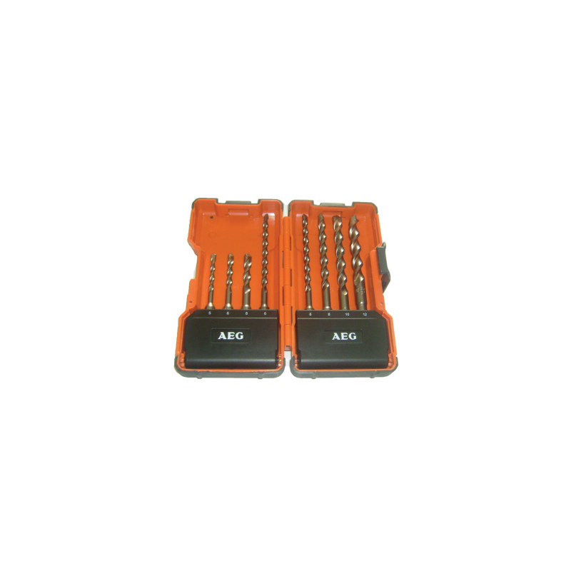 AEG 8 Single Power Set SDS-Plus Drill Bits