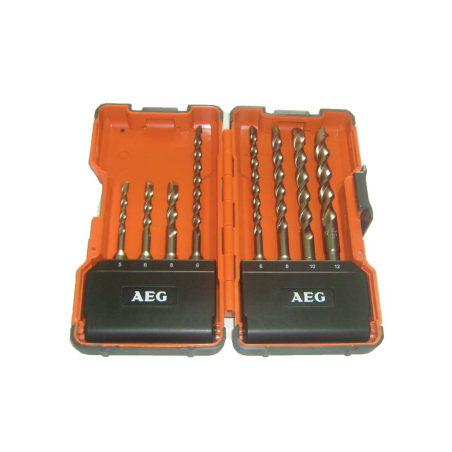 AEG 8 Single Power Set SDS-Plus Drill Bits