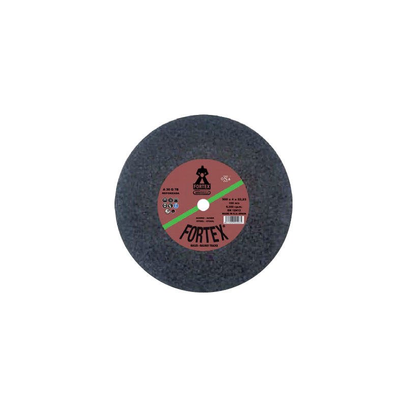 FORTEX Steel Cutting Disc for Railway Track 300 x 4 x 22 mm