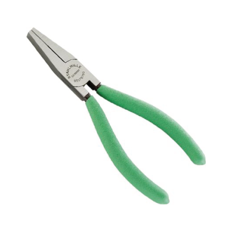 STAHLWILLE Flat Nose Plier, Short with Sure-Grip Surface Handle 160 mm