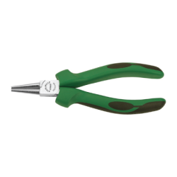 STAHLWILLE VDE Round Nose Plier, Short, Insulated, with Plastic Sleeves Handle 160 mm