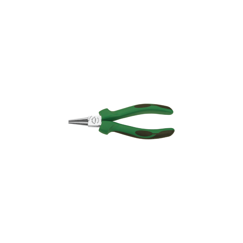 STAHLWILLE VDE Round Nose Plier, Short, Insulated, with Plastic Sleeves Handle 160 mm