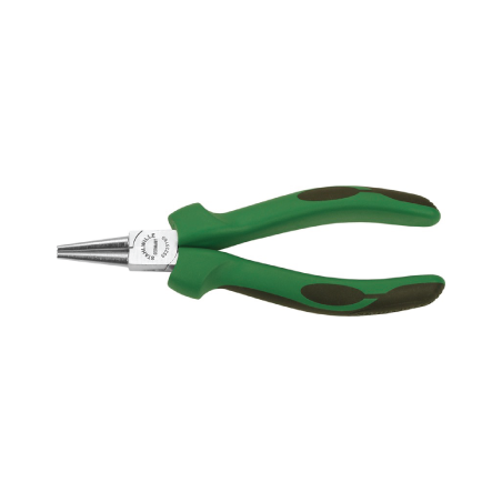 STAHLWILLE VDE Round Nose Plier, Short, Insulated, with Plastic Sleeves Handle 160 mm