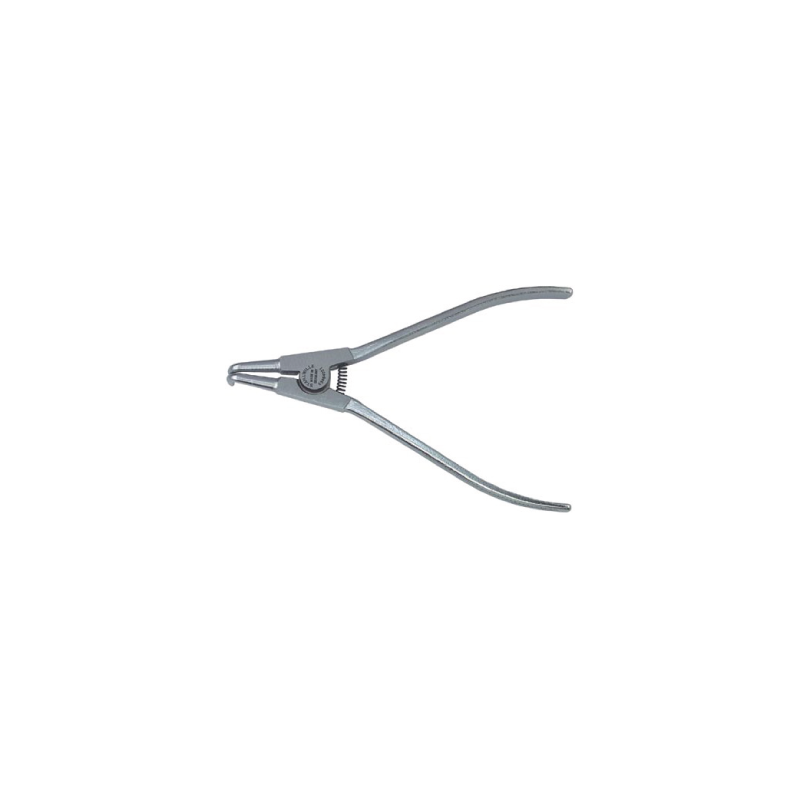 STAHLWILLE Circlip Plier for Inside Circlips, Mattchrome Plated Head and Chrome Plated, Chequered Handle A21