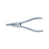 STAHLWILLE Special Circlip Plier for Slotted Circlips with Mattchrome Plated Head and Chrome Plated, Chequered Handle 170 mm