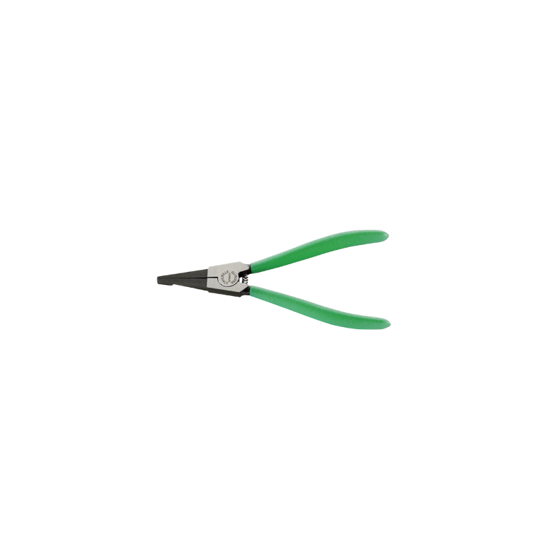 STAHLWILLE Special Circlip Plier for Slotted Circlips with Polished Head and Dip-Coated with Sure-Grip Surface Handle 170 mm