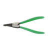 STAHLWILLE Special Circlip Plier for Slotted Circlips with Polished Head and Dip-Coated with Sure-Grip Surface Handle 170 mm