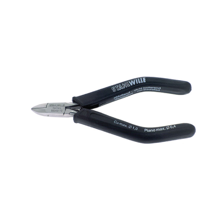 STAHLWILLE Mini-Electronics Side Cutter, Suitable for Electrostatic Discharge (ESD) Applications 112 mm
