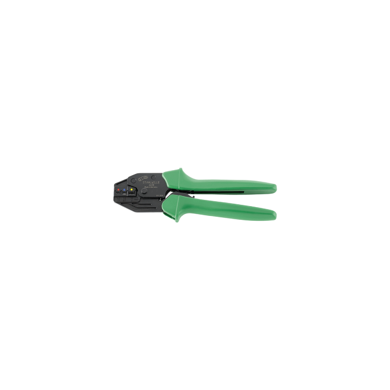 STAHLWILLE Crimping Plier for Red/Blue/Yellow Insulated Cable Lugs 220 mm STAHLWILLE Crimping Plier for Red/Blue/Yellow Insulated Cable Lugs 220 mm