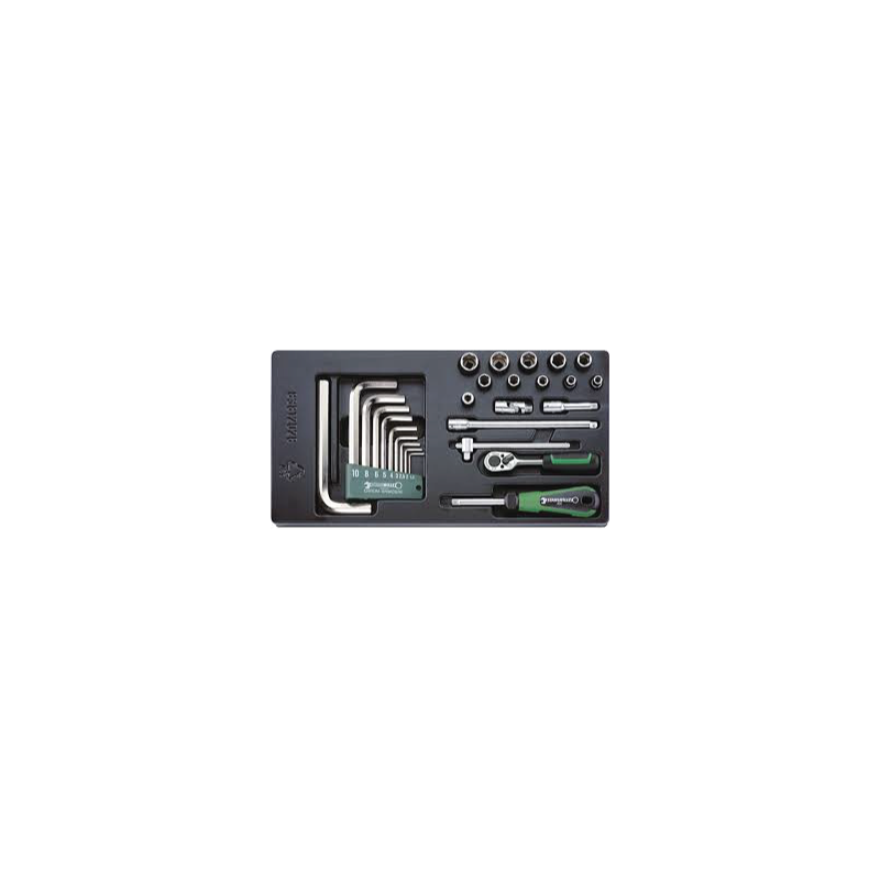 STAHLWILLE Tool 1/3 Empty Tray for 8 Double Open Ended Spanners nº 14