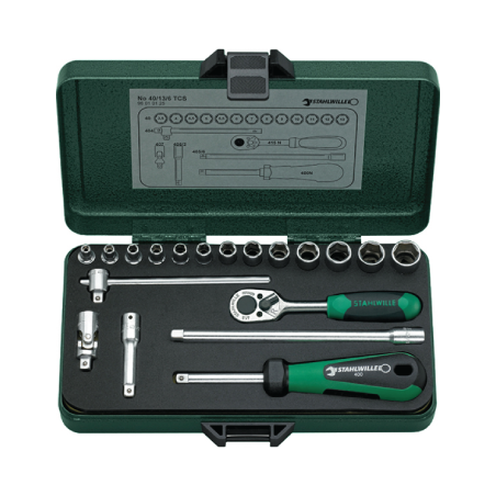STAHLWILLE Socket Set 1/4' (13 un.)