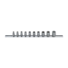 STAHLWILLE Sockets Set nº 40aD on Rail (10 un.)
