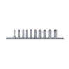 STAHLWILLE Sockets Set 1/4' nº 40aDL on Rail (10 un.)