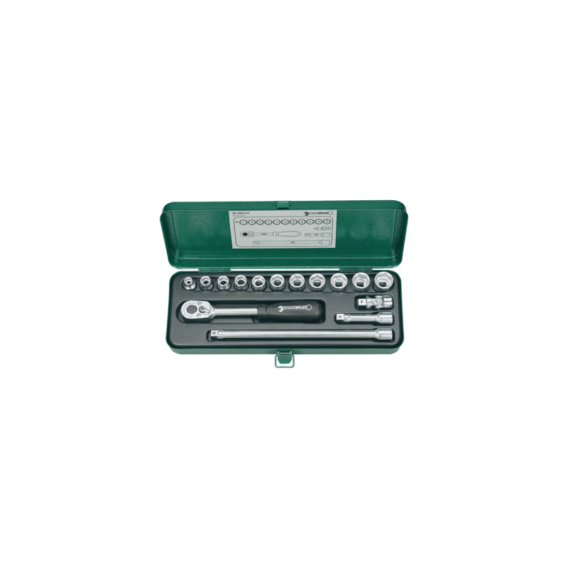 STAHLWILLE Socket Set 3/8' 456/11/4 (15 un.) STAHLWILLE Socket Set 3/8' 456/11/4 (15 un.)