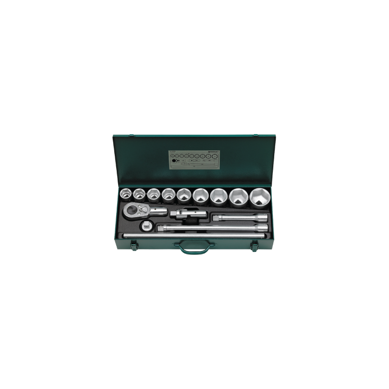 STAHLWILLE Socket Set 3/4' nº 55, 9, 6N (15 un.)