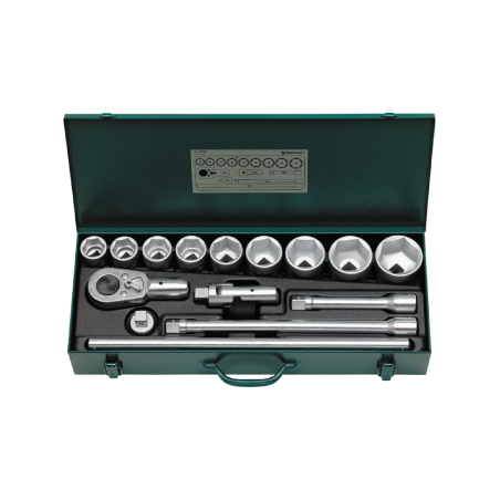 STAHLWILLE Socket Set 3/4' nº 55, 9, 6N (15 un.)