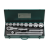 STAHLWILLE Socket Set 3/4' nº 55, 9, 6N (15 un.)