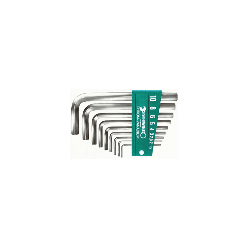 STAHLWILLE Hexagon Key Wrenches Set nº 10760CV/9 STAHLWILLE Hexagon Key Wrenches Set nº 10760CV/9