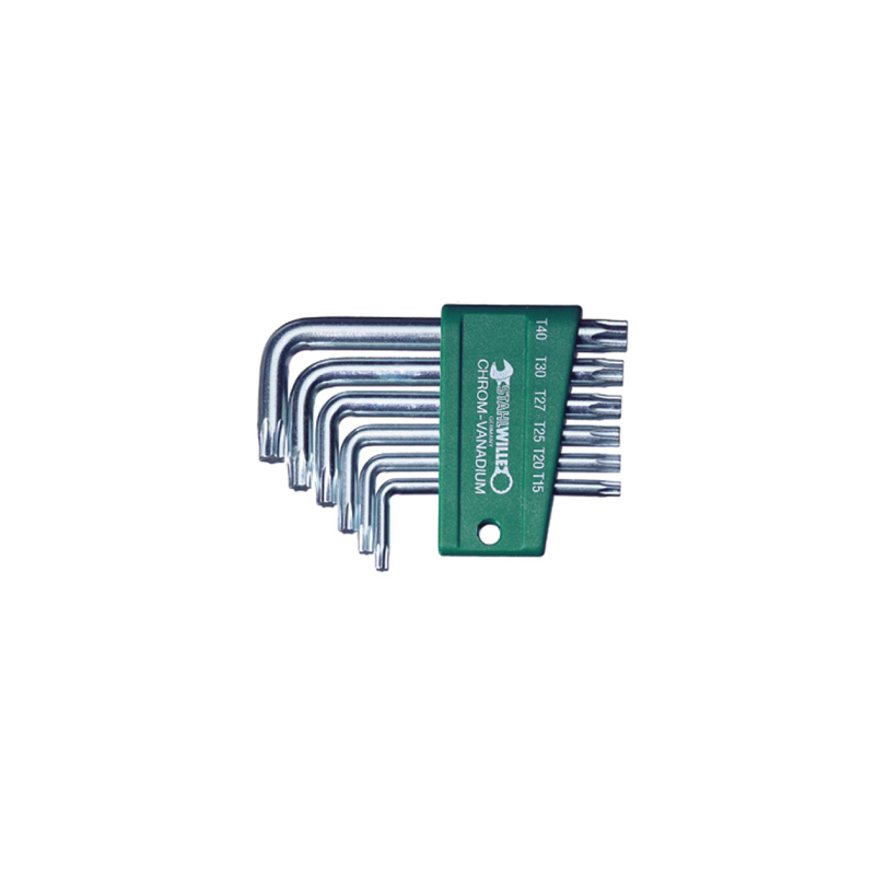 STAHLWILLE Key Wrench Set for Inside TORX® Screws (6 un.) STAHLWILLE Key Wrench Set for Inside TORX® Screws (6 un.)