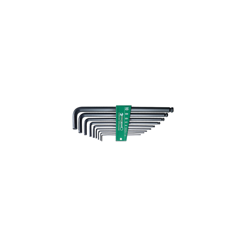 STAHLWILLE Ball Ended Hexagon Key Wrench Set (8 un.) STAHLWILLE Ball Ended Hexagon Key Wrench Set (8 un.)