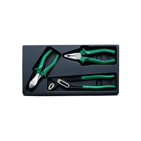 STAHLWILLE Set with 3 Pliers, Chrome Plated nº 6704
