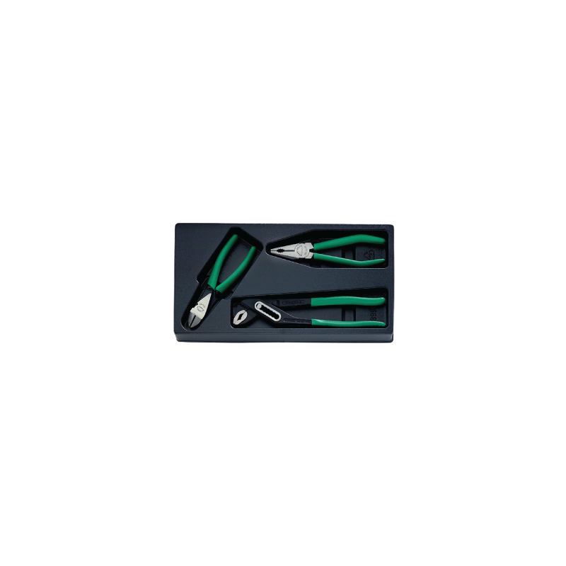 STAHLWILLE Set with 3 Pliers, Polished nº 6705