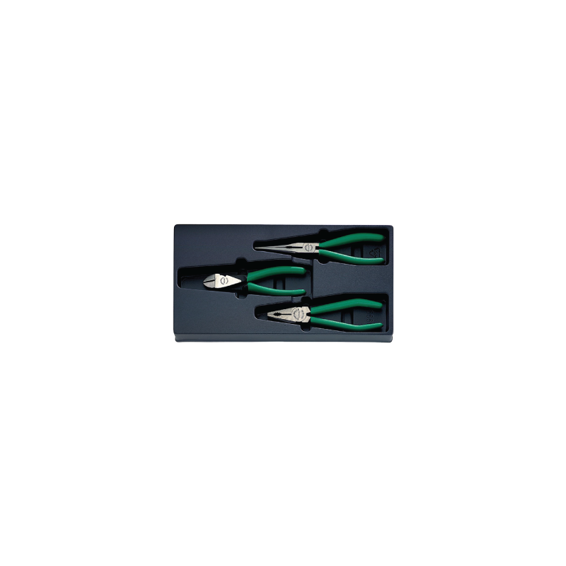 STAHLWILLE Set with 3 Pliers, Polished nº 6706 STAHLWILLE Set with 3 Pliers, Polished nº 6706