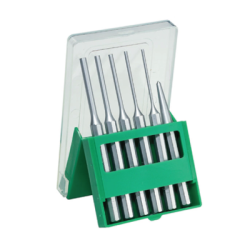 STAHLWILLE Pins and Punches Set in Transparent Plastic Container Stand (6 un.)