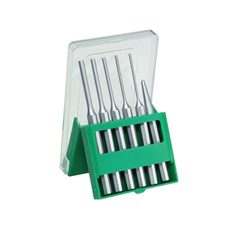 STAHLWILLE Pins and Punches Set in Transparent Plastic Container Stand (6 un.)