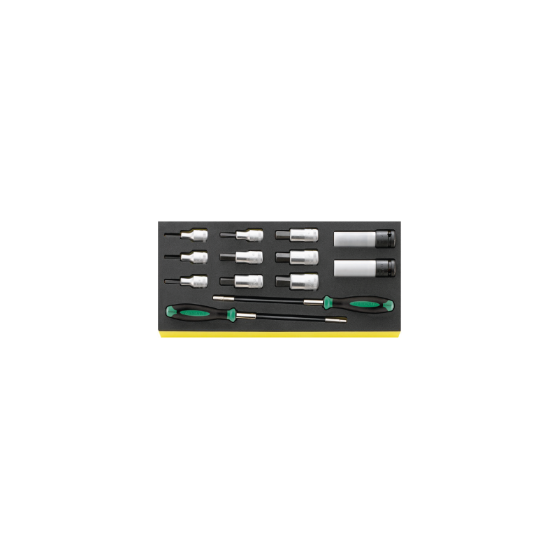 STAHLWILLE TCS 1/3 Tray System with Sockets and Screwdriver Sockets nº 50TX and 54TX 1382 g STAHLWILLE TCS 1/3 Tray System with Sockets and Screwdriver Sockets nº 50TX and 54TX 1382 g