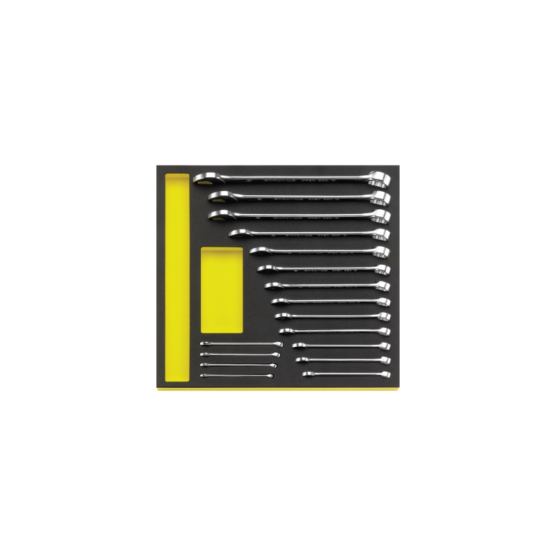 STAHLWILLE TCS 2/3 Tray System with Combination Spanners nº 13 1552 g (17 un.)