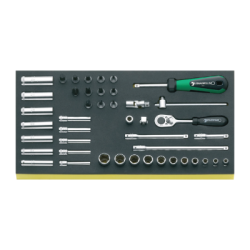 STAHLWILLE TCS 1/3 Tray System with Sockets 1045 g