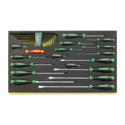 Bandejas TCS 3/3 de Herramientas com Juego de Llaves de Fenda STAHLWILLE