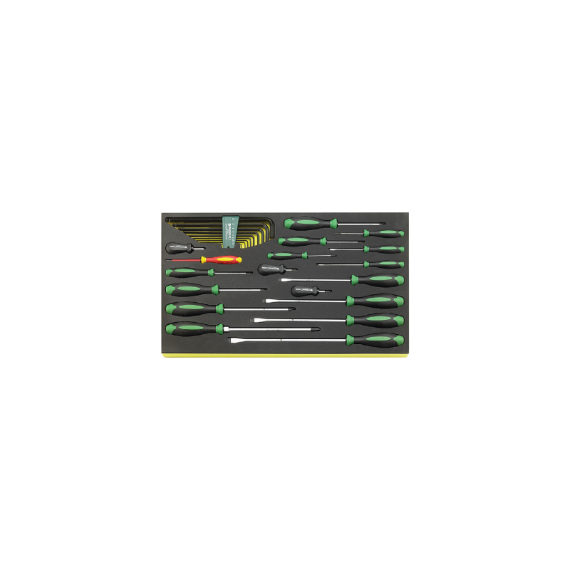 Bandejas TCS 3/3 de Herramientas com Juego de Llaves de Fenda STAHLWILLE