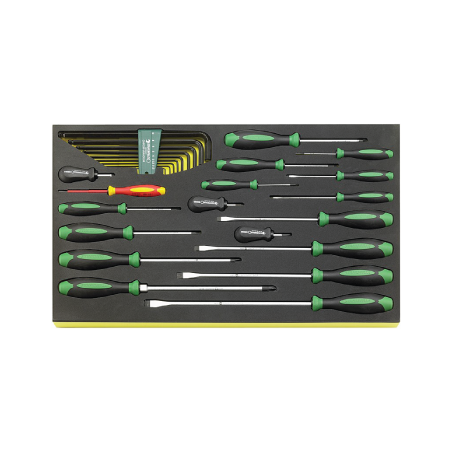 Bandejas TCS 3/3 de Herramientas com Juego de Llaves de Fenda STAHLWILLE