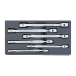STAHLWILLE Tool 1/3 Tray System with Double Ended Flexi-Joint Spanners FLEXI nº 29 (6 un.)