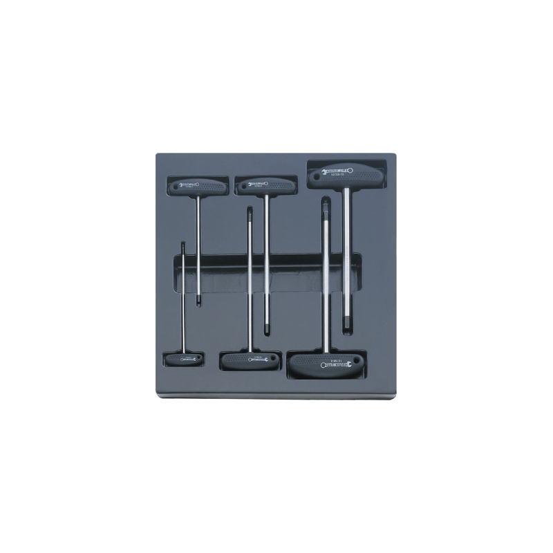 STAHLWILLE Tool 2/3 Tray System with T-Handled Screwdrivers (6 un.) STAHLWILLE Tool 2/3 Tray System with T-Handled Screwdrivers (6 un.)