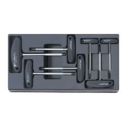 STAHLWILLE Tool 1/3 Tray System with TORX T-Handled Screwdrivers (7 un.)