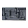 STAHLWILLE Tool 1/3 Tray System with TORX T-Handled Screwdrivers (7 un.)