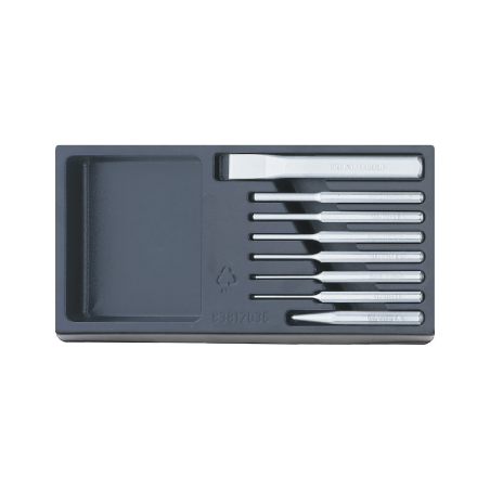 STAHLWILLE Tool 1/3 Tray System with Chisels and Punches nº 52 (8 un.)