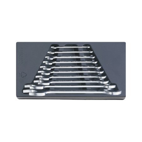 STAHLWILLE Tool 1/3 Tray System with Double Open Ended Spanners nº 10 170x350x70 mm (10 un.)