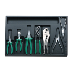 STAHLWILLE Tool 3/3 Tray System with Pliers ES 6501–6602/7B (7 un.)