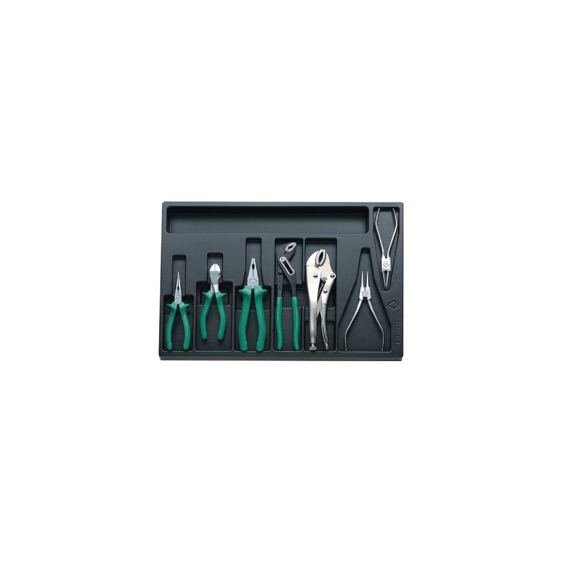 STAHLWILLE Tool 3/3 Tray System with Pliers ES 6501–6602/7B (7 un.)