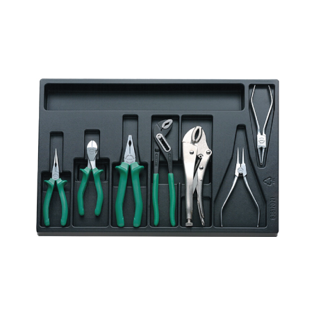 STAHLWILLE Tool 3/3 Tray System with Pliers ES 6501–6602/7B (7 un.)