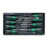 STAHLWILLE Tool 1/3 Tray System with 3K DRALL+ Screwdrivers (8 un.)