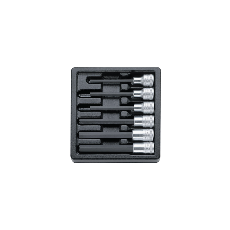 STAHLWILLE Tool 1/6 Tray System with INHEX Sockets (6 un.)