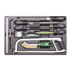 STAHLWILLE 3/3 Tray System with Miscellaneous Tools (11 un.) 530x350x35 mm