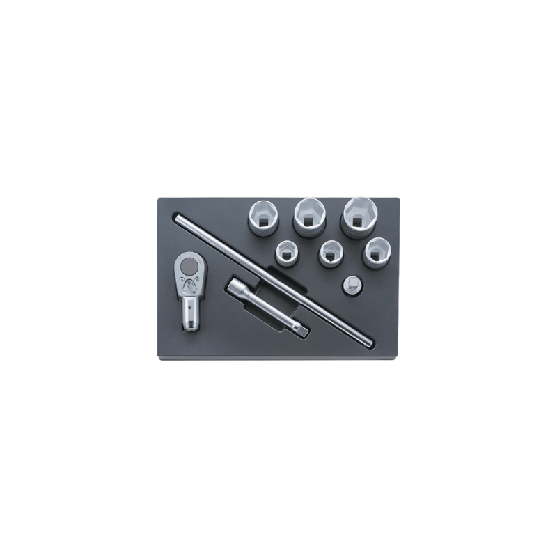 STAHLWILLE Tool 3/3 Tray System with Screwdriver Sockets (10 un.) STAHLWILLE Tool 3/3 Tray System with Screwdriver Sockets (10 un.)